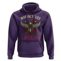 Motorcycle Women Biker Hoodie Motorcycles And Mascara Roses - Wonder Print Shop