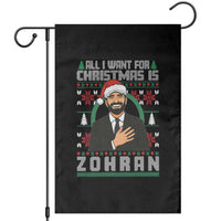 Zohran Mamdani Christmas Garden Flag All I Want For Xmas Is New York City - Wonder Print Shop