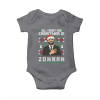 Zohran Mamdani Christmas Baby Onesie All I Want For Xmas Is New York City - Wonder Print Shop