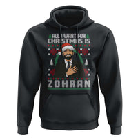 Zohran Mamdani Christmas Hoodie All I Want For Xmas Is New York City - Wonder Print Shop