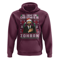 Zohran Mamdani Christmas Hoodie All I Want For Xmas Is New York City - Wonder Print Shop