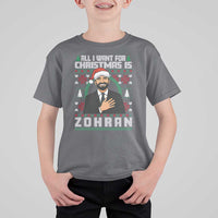 Zohran Mamdani Christmas T Shirt For Kid All I Want For Xmas Is New York City - Wonder Print Shop