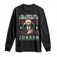 Zohran Mamdani Christmas Long Sleeve Shirt All I Want For Xmas Is New York City - Wonder Print Shop