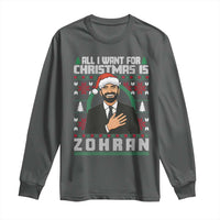 Zohran Mamdani Christmas Long Sleeve Shirt All I Want For Xmas Is New York City - Wonder Print Shop