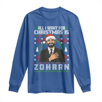 Zohran Mamdani Christmas Long Sleeve Shirt All I Want For Xmas Is New York City - Wonder Print Shop
