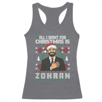Zohran Mamdani Christmas Racerback Tank Top All I Want For Xmas Is New York City - undefined