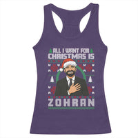 Zohran Mamdani Christmas Racerback Tank Top All I Want For Xmas Is New York City - undefined