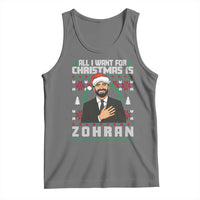 Zohran Mamdani Christmas Tank Top All I Want For Xmas Is New York City - Wonder Print Shop