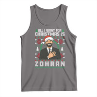 Zohran Mamdani Christmas Tank Top All I Want For Xmas Is New York City - Wonder Print Shop