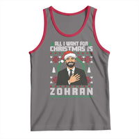 Zohran Mamdani Christmas Tank Top All I Want For Xmas Is New York City - Wonder Print Shop