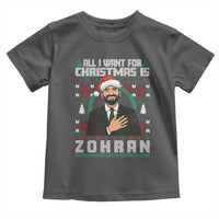 Zohran Mamdani Christmas Toddler T Shirt All I Want For Xmas Is New York City - Wonder Print Shop