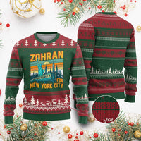 Zohran Mamdani NYC Mayor Ugly Christmas Sweater - Wonder Print Shop