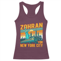 Zohran Mamdani NYC Mayor Racerback Tank Top - Wonder Print Shop