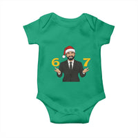 67 Six Seven Zohran Mamdani Christmas Baby Onesie - Wonder Print Shop