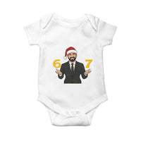 67 Six Seven Zohran Mamdani Christmas Baby Onesie - Wonder Print Shop
