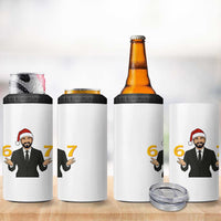 67 Six Seven Zohran Mamdani Christmas 4 in 1 Can Cooler Tumbler - Wonder Print Shop