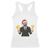 67 Six Seven Zohran Mamdani Christmas Racerback Tank Top - Wonder Print Shop