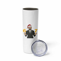 67 Six Seven Zohran Mamdani Christmas Skinny Tumbler - Wonder Print Shop