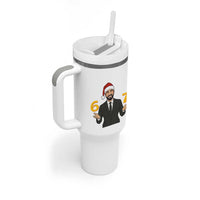 67 Six Seven Zohran Mamdani Christmas Tumbler With Handle - Wonder Print Shop