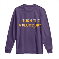 Turn The Volume Up Long Sleeve Shirt Zohran Mamdani Christmas - Wonder Print Shop