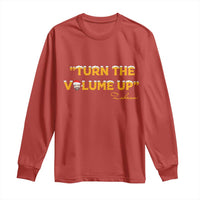 Turn The Volume Up Long Sleeve Shirt Zohran Mamdani Christmas - Wonder Print Shop