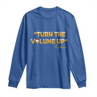 Turn The Volume Up Long Sleeve Shirt Zohran Mamdani Christmas - Wonder Print Shop