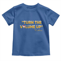 Turn The Volume Up Toddler T Shirt Zohran Mamdani Christmas - Wonder Print Shop