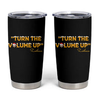 Turn The Volume Up Tumbler Cup Zohran Mamdani Christmas - Wonder Print Shop