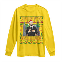 67 Six Seven Zohran Mamdani Christmas Long Sleeve Shirt Progressive Democrats - Wonder Print Shop