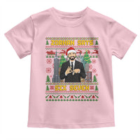 67 Six Seven Zohran Mamdani Christmas Toddler T Shirt Progressive Democrats - Wonder Print Shop