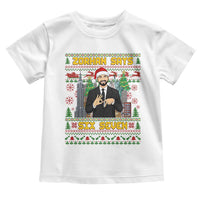 67 Six Seven Zohran Mamdani Christmas Toddler T Shirt Progressive Democrats - Wonder Print Shop