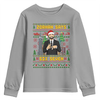 67 Six Seven Zohran Mamdani Christmas Youth Sweatshirt Progressive Democrats - Wonder Print Shop