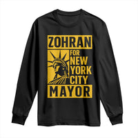 Zohran Mamdani NYC Mayor Long Sleeve Shirt Funny Cool Trendy Progressive - Wonder Print Shop