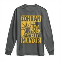 Zohran Mamdani NYC Mayor Long Sleeve Shirt Funny Cool Trendy Progressive - Wonder Print Shop