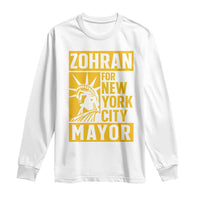 Zohran Mamdani NYC Mayor Long Sleeve Shirt Funny Cool Trendy Progressive - Wonder Print Shop