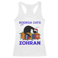Bodega Cats of New York Racerback Tank Top Funny Cat NYC Christmas - Wonder Print Shop