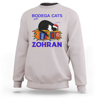 Bodega Cats of New York Sweatshirt Funny Cat NYC Christmas - Wonder Print Shop
