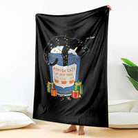 Bodega Cats of New York Throw Blanket Funny Democrat Christmas - Wonder Print Shop