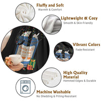 Bodega Cats of New York Throw Blanket Funny Democrat Christmas - Wonder Print Shop