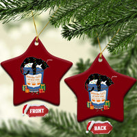 Bodega Cats of New York Ceramic Ornament Funny Democrat Christmas - Wonder Print Shop