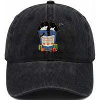 Bodega Cats of New York Washed Cotton Baseball Cap Funny Democrat Christmas