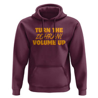 Turn The Volume Up Hoodie Zohran Mamdani - Wonder Print Shop