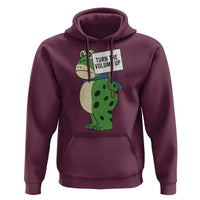 Turn The Volume Up Hoodie Resist Frog Portland Protest - Wonder Print Shop