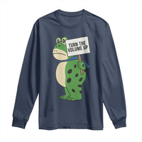 Turn The Volume Up Long Sleeve Shirt Resist Frog Portland Protest - Wonder Print Shop