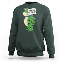 Turn The Volume Up Sweatshirt Resist Frog Portland Protest - Wonder Print Shop