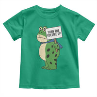 Turn The Volume Up Toddler T Shirt Resist Frog Portland Protest - Wonder Print Shop