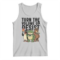 Turn The Volume Up Resist Tank Top Portland Frog Bear Penguin Protester - Wonder Print Shop