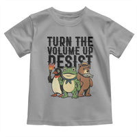 Turn The Volume Up Resist Toddler T Shirt Portland Frog Bear Penguin Protester - Wonder Print Shop
