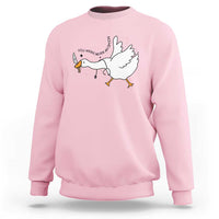 Sily Goose Meme Sweatshirt Funny Quote You Were Never An Option - Wonder Print Shop