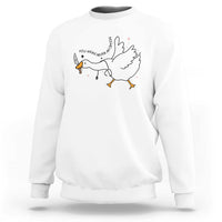 Sily Goose Meme Sweatshirt Funny Quote You Were Never An Option - Wonder Print Shop